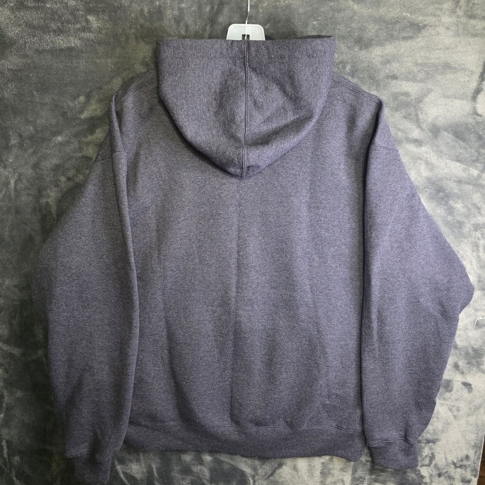 Champion Eco Authentic Men's XLarge Hoodie Pullover Sweatshirt Full Zip Blue - Picture 7 of 10